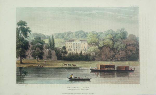 Beaumont Lodge, the Seat of Viscount Ashbrooke
