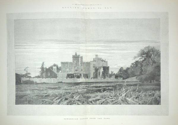 Powderham Castle from the Park