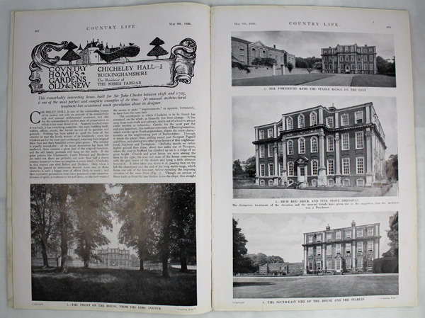 Chicheley Hall (Part-1), the residence of The Misses Farrar