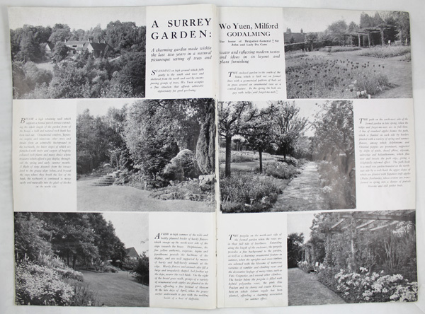 A Surrey Garden: Wo Yuen, Milford, The Home of Brigadier-General Sir John and Lady Du Cane 