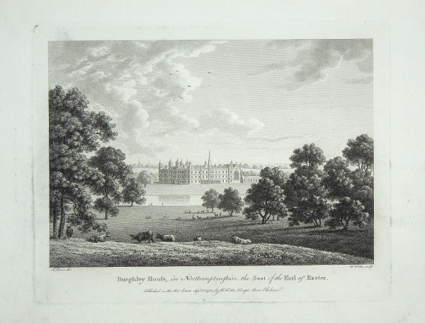 Burghley House, the Seat of the Earl of Exeter
