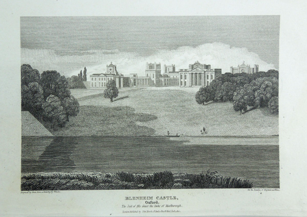 Blenheim Palace in Oxford, the Seat of the Duke of Marlborough