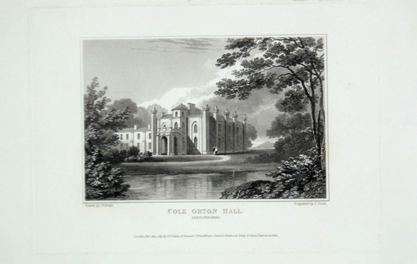 Coleorton Hall in Leicestershire, the Seat of Sir George Howland Beaumont, Bart
