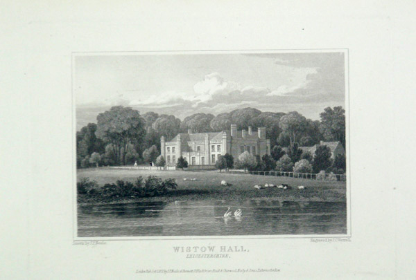 Wistow Hall in Leicestershire, the Seat of Sir Henry Halford, Bart