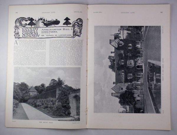 Athelhampton Hall (Part 1), the Seat of Mr Alfred De Lafontaine