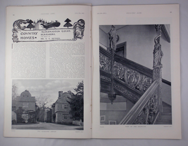 Aldermaston Court, the Seat of Charles Edward Keyser