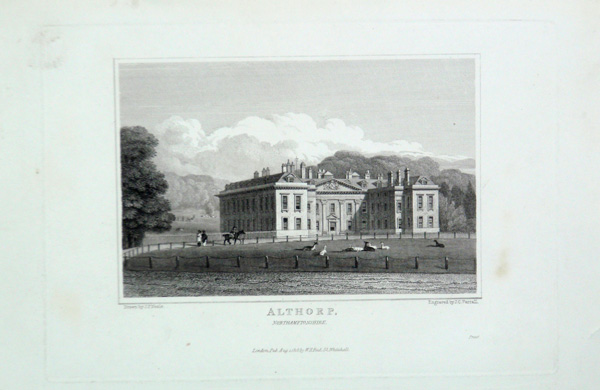 Althorpe in Northamptonshire, the Seat of Earl Spencer, K G