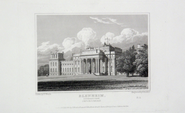 Blenheim, S E View, in Oxfordshire, the Seat of Duke of Marlborough