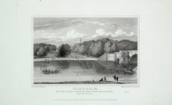 Blenheim, Bridge, etc in Oxfordshire, the Seat of Duke of Marlborough