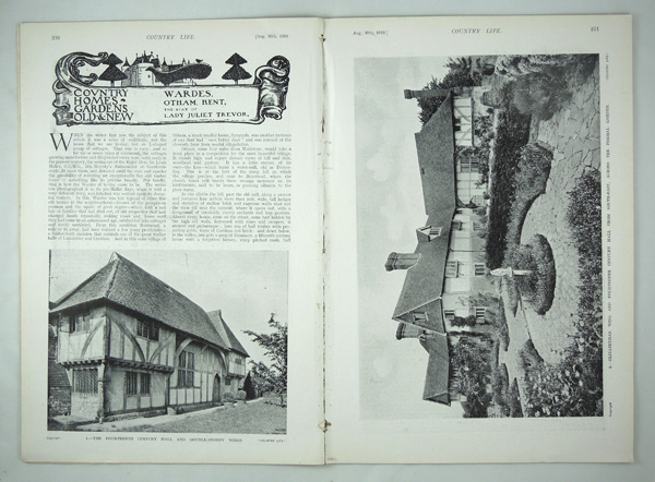 Wardes at Otham (now Otham Manor), The Seat of Lady Juliet Trevor