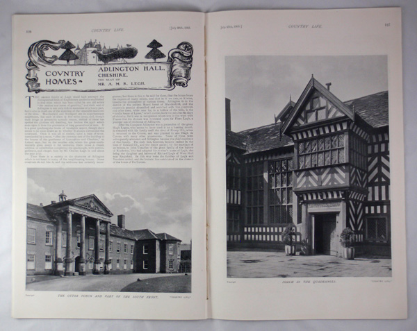 Adlington Hall, The Seat of Mr A. M. R. Legh
