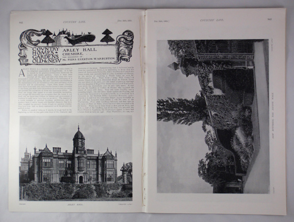 Arley Hall, the Residence of Mr Piers Egerton-Warburton