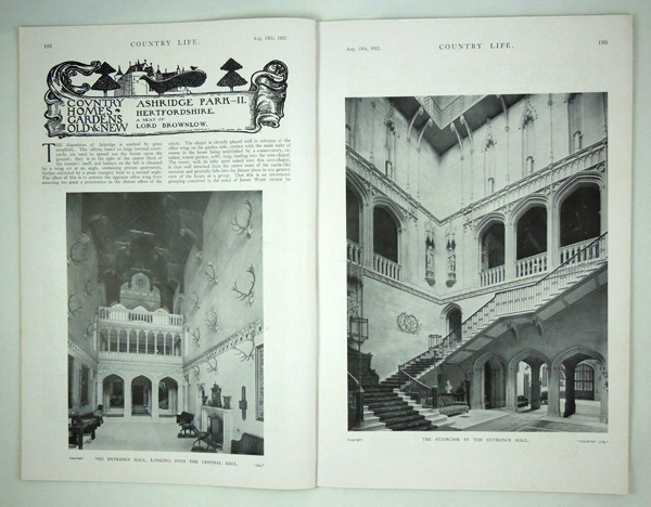 Ashridge Park (Part 2), The Seat of Lord Brownlow