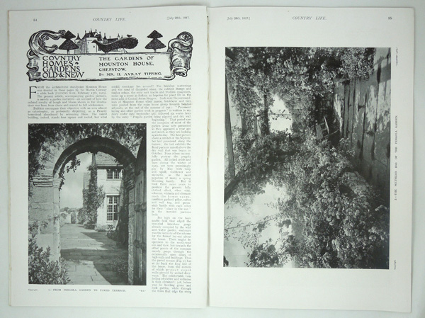 Mounton House, (the gardens of) Chepstow by Mr H. Avray Tipping
