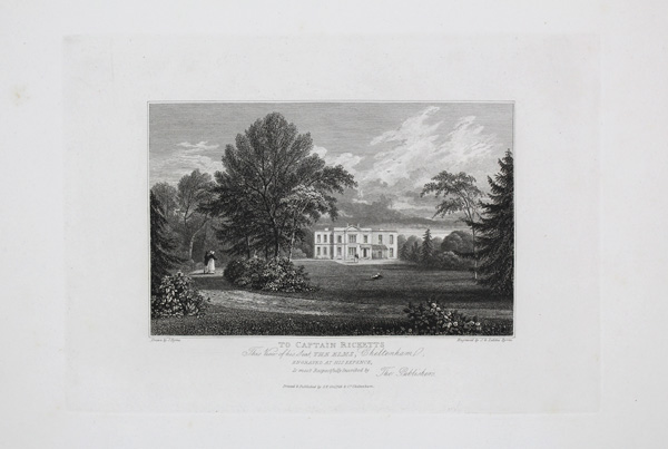 The Elms, Cheltenham, the Seat of Captain Ricketts