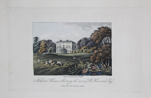 Ashstead House, the seat of B. Howard Esq