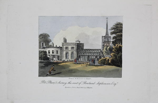 Pit Place, the seat of Rowland Stephenson, Esq.