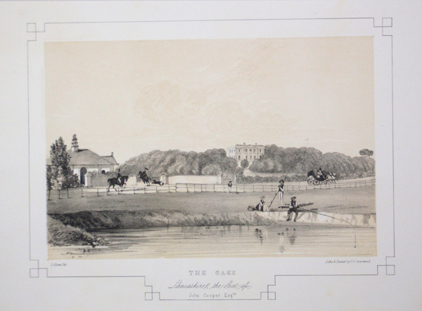 The Oaks, the seat of John Cooper, Esq