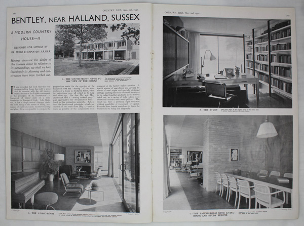 Bentley Wood, (Part 2), Designed for himself by Mr Serge Chermayeff, F.R.I.B.A