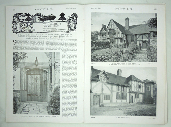 Stone Acre (Part-1), Lately the Residence of Mr. & Mrs. Aymer Vallance