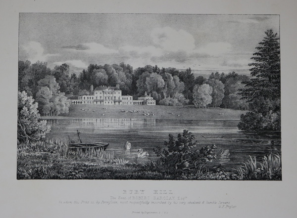 Bury Hill, the Seat of Robert Barclay, Esq